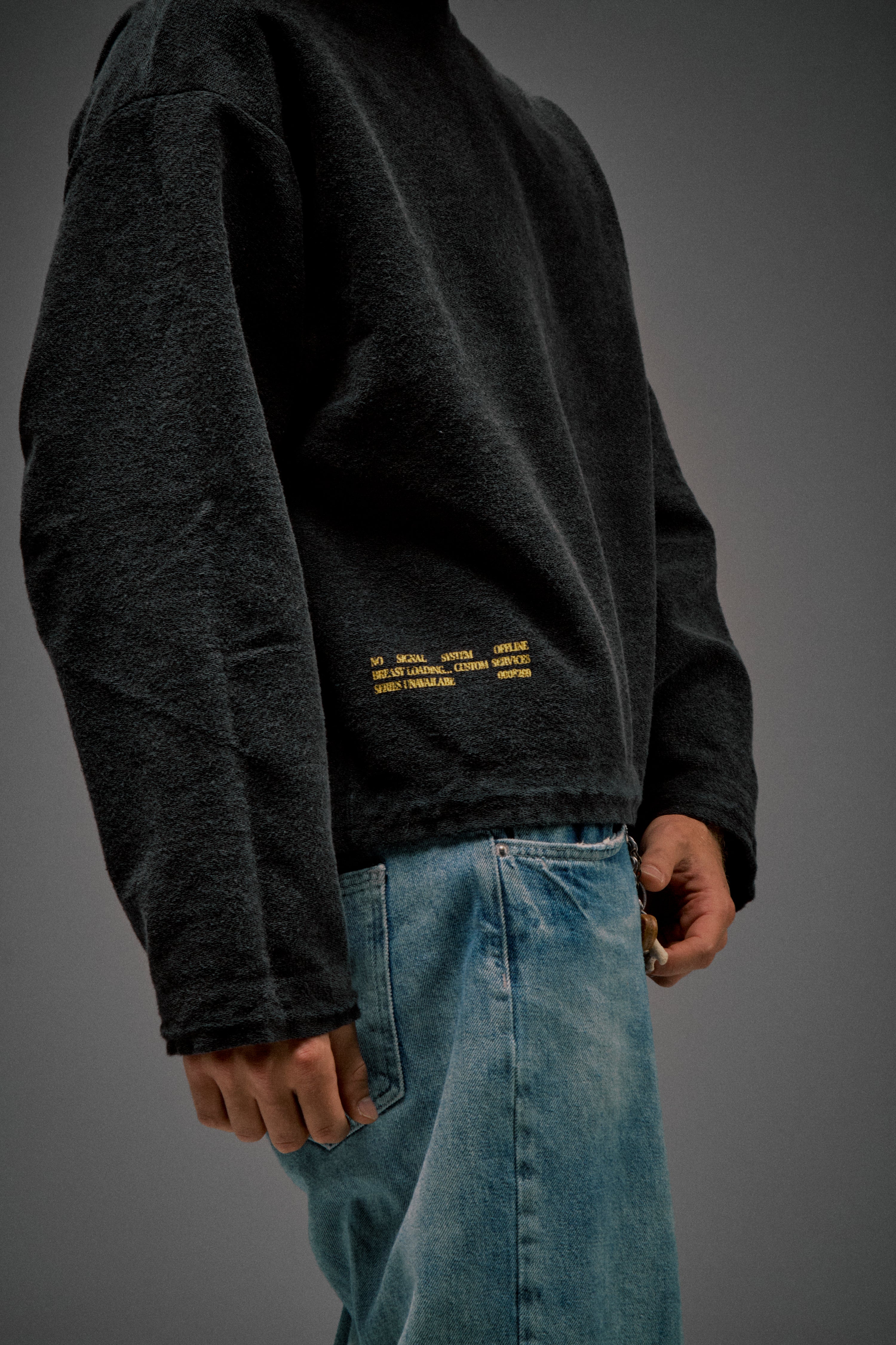 DOUBLE FACE CREWNECK